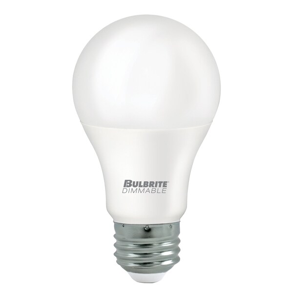 15w Dimmable Frost A19 LED Light Bulbs Medium (E26) Base, 3000K Soft White Light, 1600 Lumens, 4PK